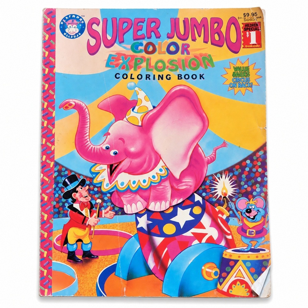 Watermill Press Super Jumbo Color Explosion Coloring Book Kids Jumbo Multi Fair